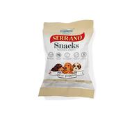 Serrano Snack Puppy Dog Treats 100g - Soft Meaty Chews- Protein-Rich Reward for Growing Puppies - Ideal for Early Training and Development from Newborn to Young Adult Dogs-pack of 10