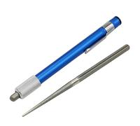 Serrated Knife Sharpening,Serrated Sharpener,Diamond Sharpening Stone Pen Stick, Portable Pocket Diamond Knife Sharpener Multipurpose Sharpening Stone Retractable Pen Type