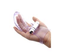 Serrated Vibrating Finger Vibrator Sex Toy For More Intense Pleasure