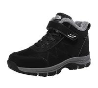 Serria Hiking Boots Women Wide Fit Lightweight Trekking High Rise Walking Shoes Fully High Rise Outdoor Hiking Trekking Shoes Approach Shoes Lightweight Breathable (#A-Black, 4.5)