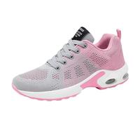 Serria Wide Fit Trainers for Women Ladies Running Shoes Slip On Trainers Thick Bottom Air Cushioned Comfortable Walking Shoes with Breathable Mesh Sneakers Ladies Casual Orthopedic Shoes, 6SbwDh6cV