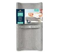 Serta Perfect Sleeper Contoured Changing Pad with Plush Cover, Grey