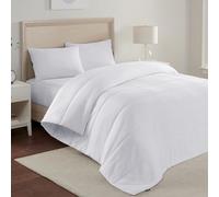 Serta Power Chill Soft Cooling Down Alternative Comforter, Lightweight King/Cal King Comforter, Duvet Insert with 4 Corner Tabs, All Season Bedding, White