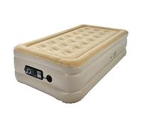 Serta Raised Air Mattress with Never Flat Pump | Luxury Inflatable Mattress with Built in Air Pump to Ensure a Good Night’s Rest | Heavy Duty Blow Up Mattress with Self Inflating Pump