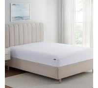 Serta Soft Top Mattress Topper, 76" x 80" Odor-Preventing and Stain-Resistant Waterproof Mattress Protector, 18" Elastic Deep Pocket for Secure Fit, King Mattress Pad, White
