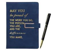 SERTAS Inspirational Notebook and Pen Set,Gold Stamped Diary Gift Set,New Job Gifts,Employee Appreciation Gifts,New Job Gifts for Men,Team Gifts for Colleagues