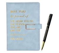 SERTAS Inspirational Notebook and Pen Set,Gold Stamped Diary Gift Set,New Job Gifts,Employee Appreciation Gifts,New Job Gifts for Men,Team Gifts for Colleagues