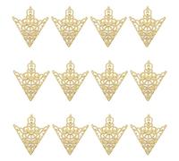 Sertay 12 Pieces Collar Pins, Clip Collar Shirt, Brooch Collar Hollow Out Shirt, Brooches Accessories Palace Retro, Suitable for Valentine's Day, Mother's Day, Teacher's Day, 4 x 3 cm / 1.5 x 1.18