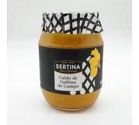 Sertina Free Range Chicken Broth Pack of 3 | 3 X 830g | The Only Bouillon on the Market with 830 g of Chicken Per Pot | Slow Cooked, 100% Natural, Rich in Taste | Without Preservatives