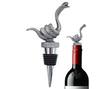 Sertosina Di Vino A Serpent Head - Wine Bottle - Creative Alcohol Stopper | Unique Alcohol Topper for Chinese New Year, Valentine's and Mother's Day | Drink