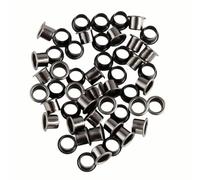 SERUCARY Fastener Installation Dev Eyelet Kit Grommet Set Hollow Rivets Metal Hardware Versatile Setting Tool For Canvas Patches And Leather Reinforcement, 6MM, 50PCS