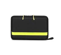 SERUCARY Medical Organizer with Compartments Wipe-Clean Zippered Medical Supply Bag Portable First Aid Bag with Multiple Compartments, Black