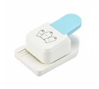 SERUCARY Tag Embosser Tag Maker Paper Punch Bookmark Cutter and Metal Body for Precision Cutting and Punching suitable for scrapbooking card making gift labeling classroom crafts, 2-Cylinder Shape