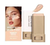 Serum-Boosted Beauty Balm Foundation Stick | Hydrating Skin Tint with Hyaluronic Acid & Vitamin E | Full Coverage Natural Finish Makeup for Dry & Combination Skin | Lightweight & Non-Greasy (#4, 18g)