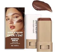 Serum Boosted Skin Tint Balm - 2025 New Foundation Stick Beauty Balm Serum, Solid Tinted Moisturizing Serums Contour Stick, Full Coverage Concealer Balm, Natural Finish Makeup, For Women (#01)