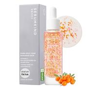 SERUMKIND Vitamin C Korean Skincare For Face - Brightening Serum for Dark Spots, Pore Refining, Discoloration Correcting - Contains Sea Buckthorn Oil (40,000 ppm) - Reduces Fine Lines and Wrinkles