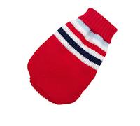 SERUMY Dog Clothes Warm Dog Clothes For Small Medium Dogs Knitted Cat Sweater Pet Clothing For Chihuahua Bulldogs Puppy Costume Coat Winter-Red Stripe,Xxxl