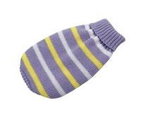 SERUMY Dog Clothes Warm Dog Clothes For Small Medium Dogs Knitted Cat Sweater Pet Clothing For Chihuahua Bulldogs Puppy Costume Coat Winter-Gray Stripe,Xxxl