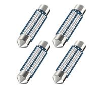 Serundo Auto 578 Led Festoon Bulb 211-2 Led Car Bulb 41mm 42mm 1.65in 212-2 Bulb for Car Map Light Dome Light, 22SMD 3014 Chips Interior Led Festoon Bulb,Pack of 4pcs Blue Color