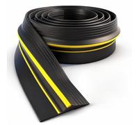 Seruno X Garage Door Seal, 3m 80mm Door Threshold Seal, Excluder Waterproof Seal,Rubber DIY Garage Door Seal Floor Seal, Perfect for Keeping Garages Clean(Excluding Adhesive)