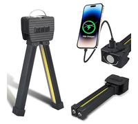 Seruno X Gym Lamp for Posing, Magnetic LED Portable Light with Hook, 180 Degree Folding Work Light, USB Rechargeable Camping Lamp, Outdoor Flashlight, Camping lamp, 7th Gear Dimming