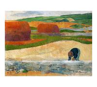 Serusier Paul Seaweed Gatherer Large Art Print Poster Wall Decor Premium Mural