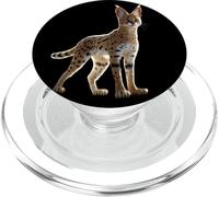 Serval Big Cat Africa Savannah Leopard Cat Cute Serval PopSockets PopGrip for MagSafe