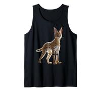 Serval Big Cat Africa Savannah Leopard Cat Cute Serval Tank Top