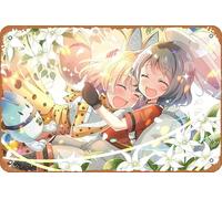 Serval, Kemono Friends, Kaban Anime Poster Home Wall Art Decoration Retro Metal Tin Sign 8x12 inch