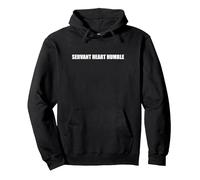 Servant Heart Humble Pullover Hoodie, Adult Unisex, Black, S