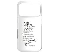Servant Of All Be First Last Mark 9:35 Jesus Scripture Pray Case for iPhone 17 Pro