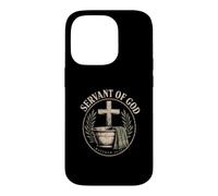 Servant Of God Matthew 20:28 Christian Emblem Case for iPhone 14 Pro