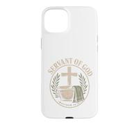 Servant Of God Matthew 20:28 Christian Emblem Case for iPhone 15 Plus