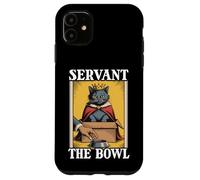 Servant The Bowl Cat In Box Food Bowl Funny Cat Case for iPhone 11