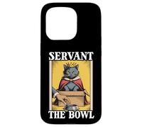 Servant The Bowl Cat In Box Food Bowl Funny Cat Case for iPhone 15 Pro
