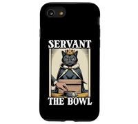 Servant The Bowl Cat In Box Food Bowl Funny Cat Case for iPhone SE (2020) / 7/8