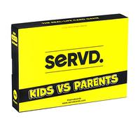 SERVD - Kids Vs Parents - The Hilarious Real-Life Card Game for Families | The Ultimate Gift for Christmas & Game Nights | Unique Family Strategy Game for Kids, Teens, Parents & Whole Family