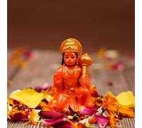 Servdharm Hanuman Ji Murti Blessing with Gada Sitting Lord Balaji Bajrangbali Sankat Mochan Bhagwan Idol for Temple Car Dashboard Home Decor Statue Gift Hanuman (Hanuman Murti)