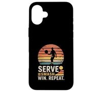 Serve Smash Win Repeat Pickleball Case for iPhone 16 Plus