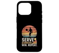 Serve Smash Win Repeat Pickleball Case for iPhone 16 Pro