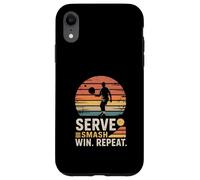 Serve Smash Win Repeat Pickleball Case for iPhone XR