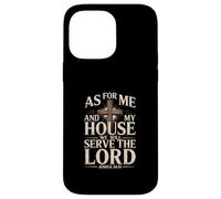 Serve the Lord Joshua 24:15 Christian Home Faith Design Case for iPhone 14 Pro Max