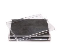 POSH TRADING COMPANY Servebox Clear - Shagreen Chocolate