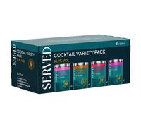 SERVED Cocktail Variety Pack 149 ABV Premium Quality Bar Strength PreMixed