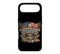 Served Flag Loved Nation Since 1776 Veteran Eagle US Case for iPhone Air