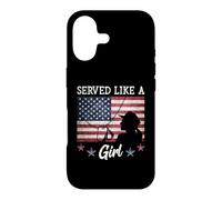 Served Like A Girl Female Veterans Day Gift Case for iPhone 17