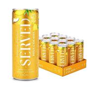 SERVED Piña Colada Cocktail, 8% ABV, Premium Bar Quality Cocktails, Pre-Mixed & Ready To Drink, 12 x 250ml Cans
