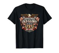 Served Under Glory Est 1776 Veteran Military Eagle USA T-Shirt