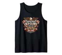 Served Under Glory Est 1776 Veteran Military Eagle USA Tank Top