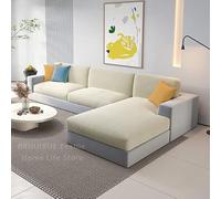 SERVEL Super Soft Velvet Sofa Seat Cushion Cover Plain Color Stretch Thicken Sofa Cover Sectional Couch L Shape Corner Armchair Covers